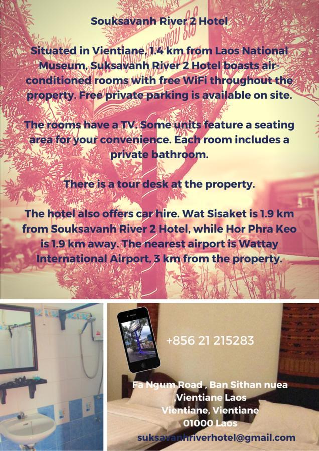 Suksavanh River 2 Hotel Ban Nongdouang Esterno foto
